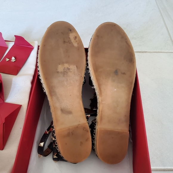 NEW Authentic Valentino rockstud espradrilles (7) - Picture 11 of 14